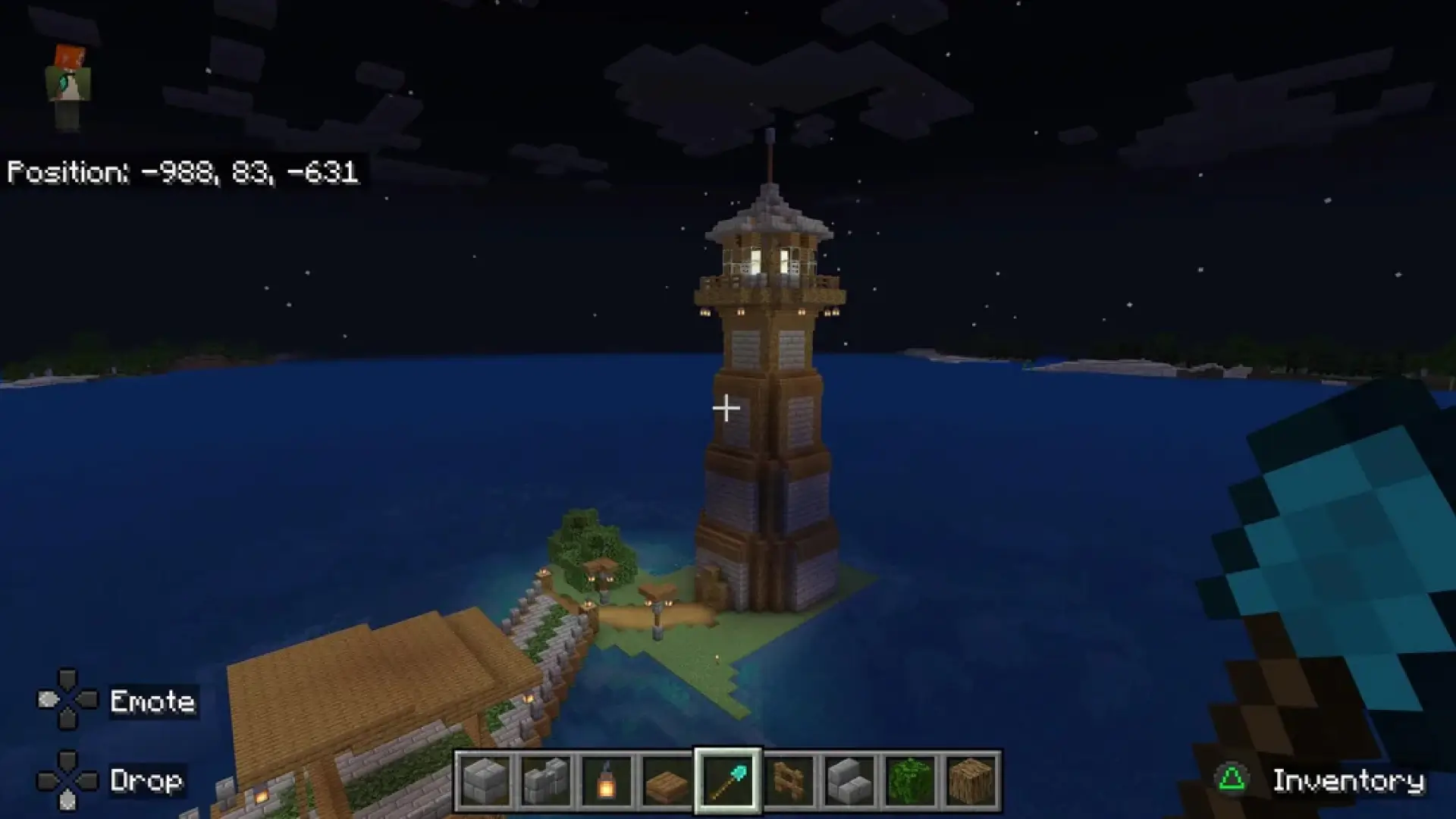 Faro Costero en Minecraft