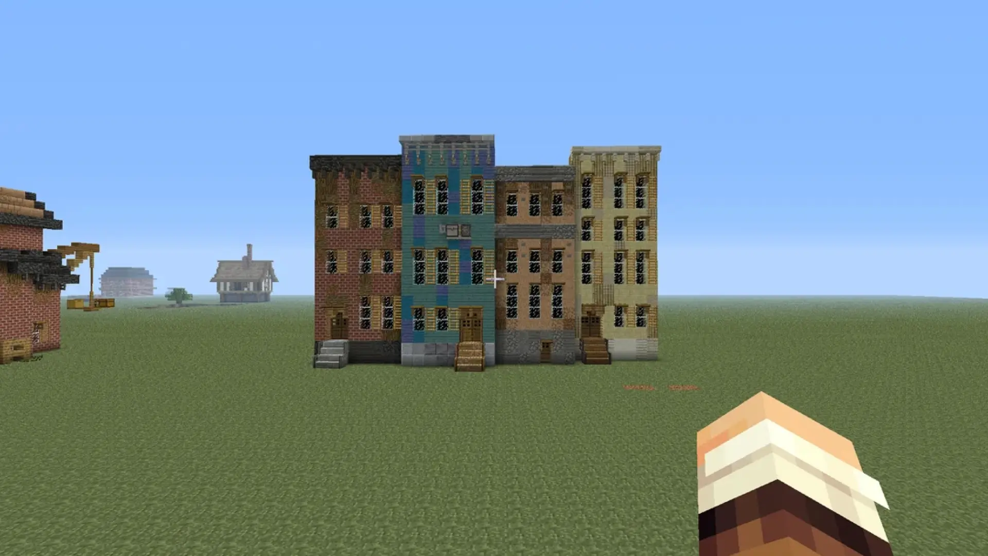 Cuatro Edificios en Minecraft