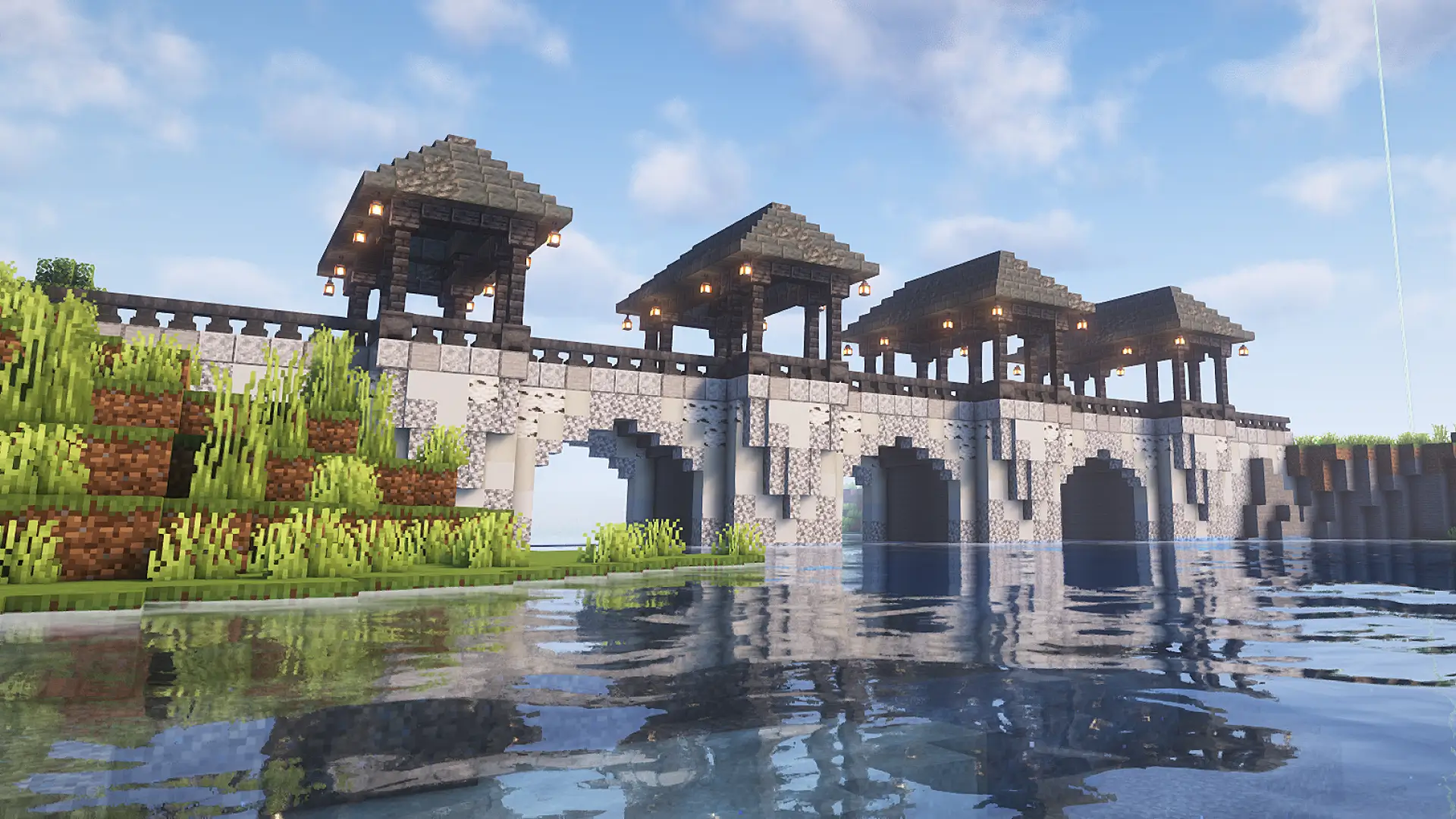 Puente Estilo Oriental en Minecraft